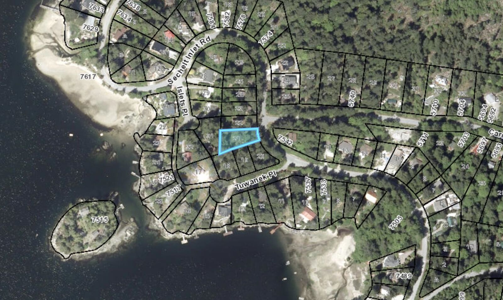 Property Photo: Lot 21 Sechelt Inlet Road BC V7Z 0C9
