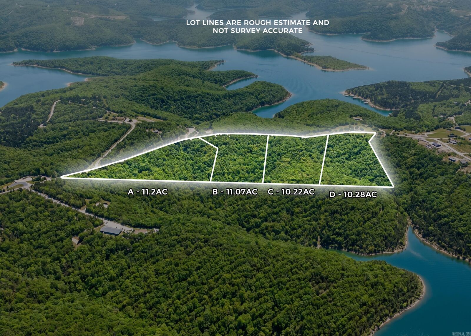 Property Photo:  Lots A B C D Rocky Ridge Rd  AR 72653 