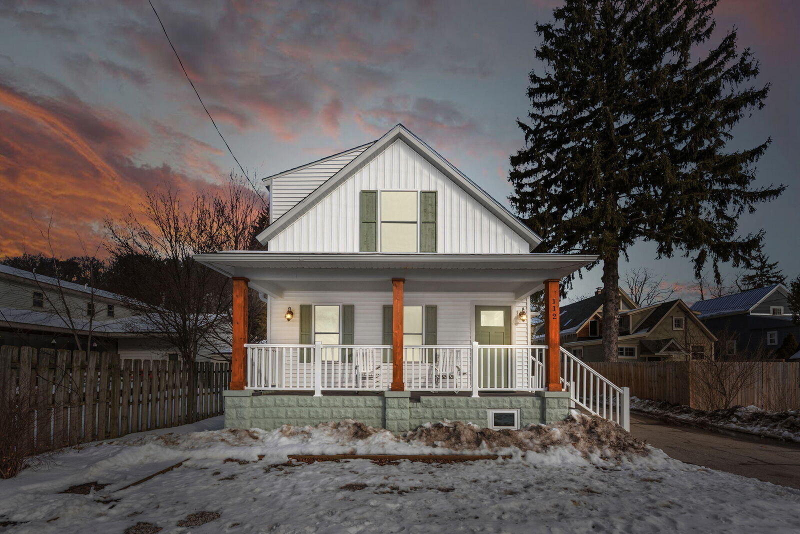 Property Photo:  112 Blaine Street  IN 46360 