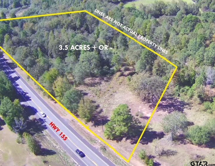 Property Photo:  Tbd 3.5 Acres Hwy 155  TX 75644 