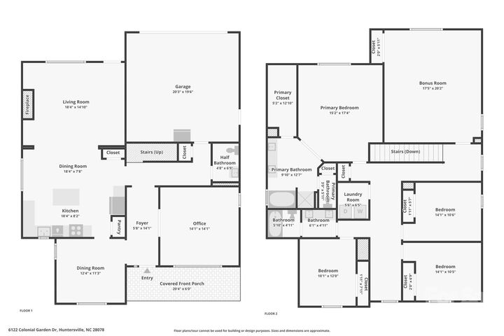 Property Photo:  6122 Colonial Garden Drive  NC 28078 