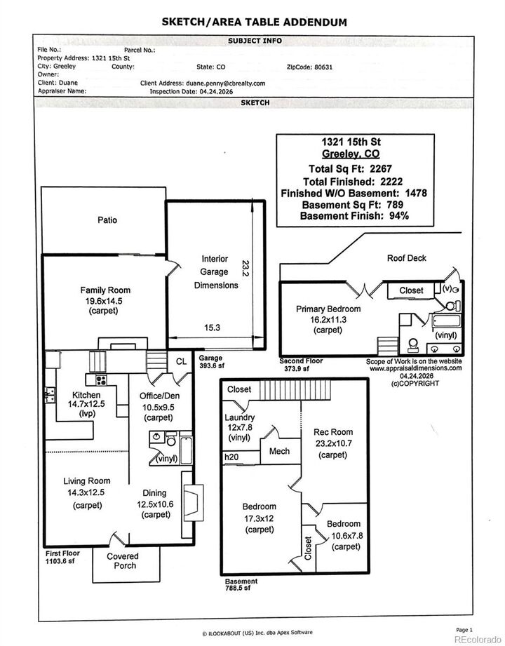 Property Photo:  1321 15th Street  CO 80631 