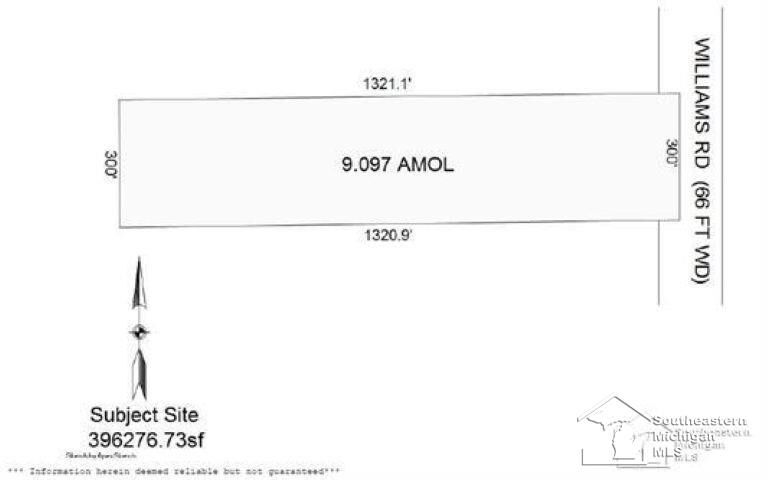 Property Photo: 0 Williams Road MI 48166
