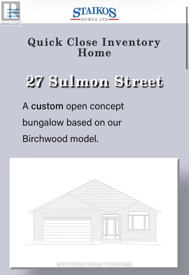 Property Photo: 27 Sulmon Street ON K8N 0S5