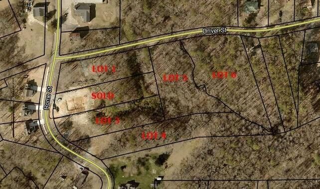 Property Photo:  5 Lots Rome St. &Amp Driver St.  GA 30179 