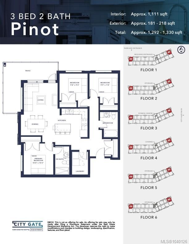 Property Photo:  2390 City Gate Blvd #519  BC V9B 7E8 