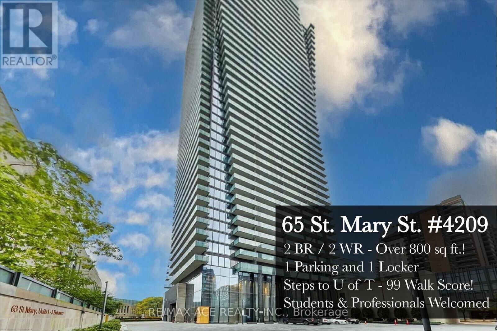 Property Photo:  65 St Mary Street 4209  ON M5S 0A6 