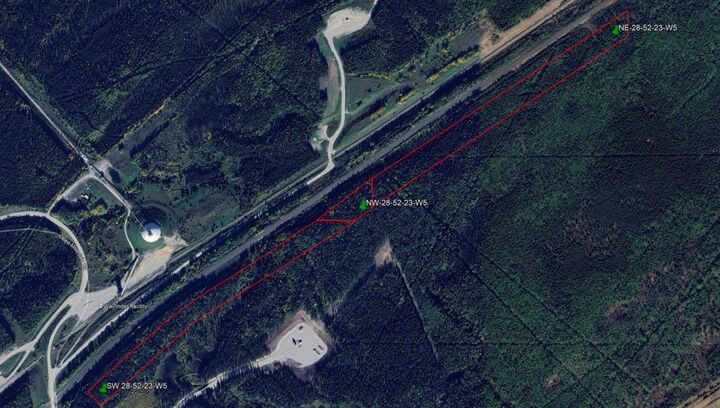 Property Photo: SW, NE, NW 28-52-23-W5 Obed Mountain Road AB T7V 1A0