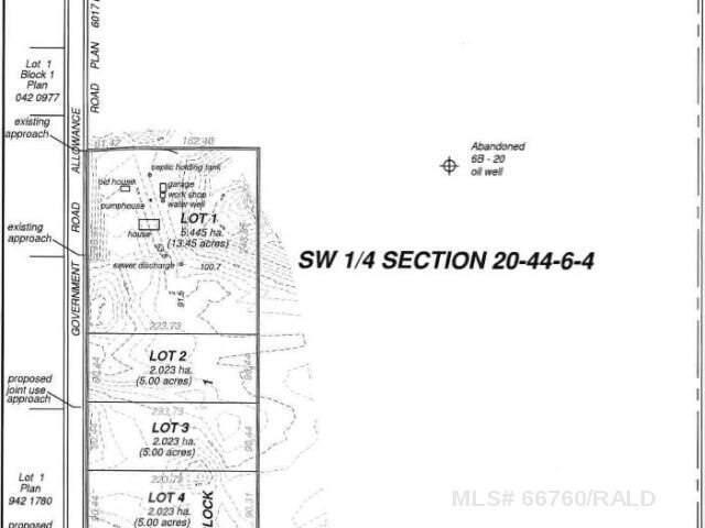 Property Photo:  Lot 2 SW 20-44-6-W4th  AB T9W 1S8 