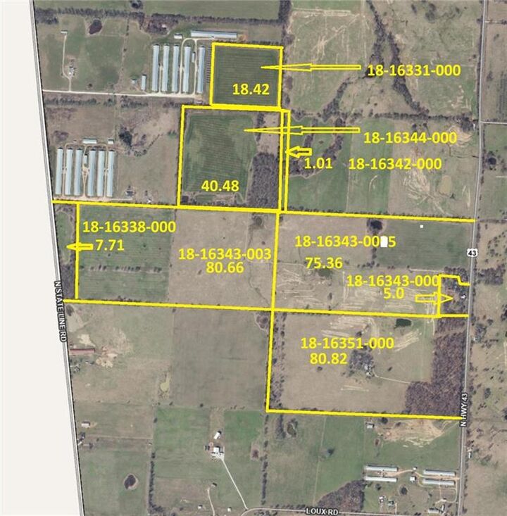 Property Photo: 9851 N Hwy 43 AR 72747