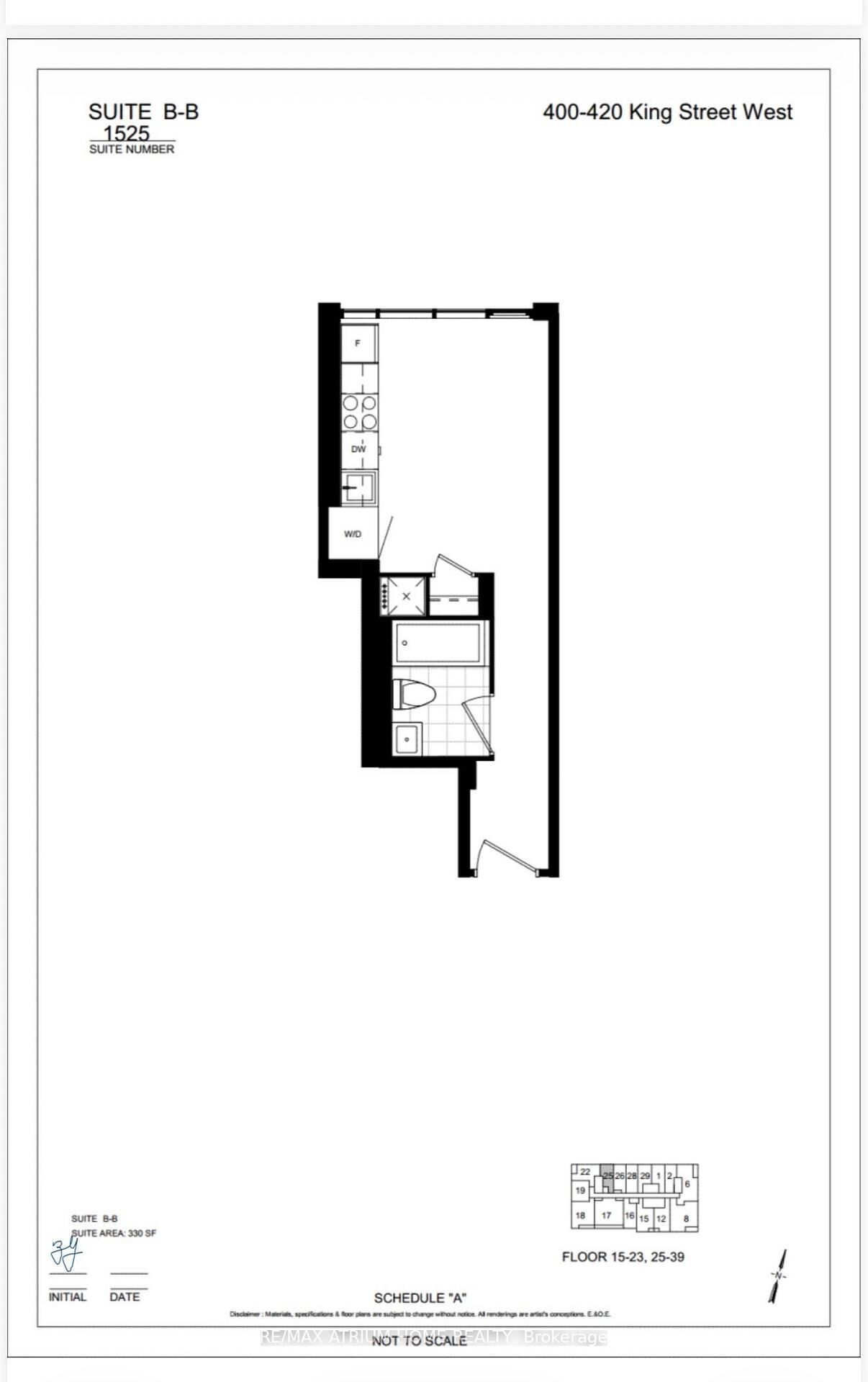 Property Photo: 400 King Street W 1625 ON M5V 1K2