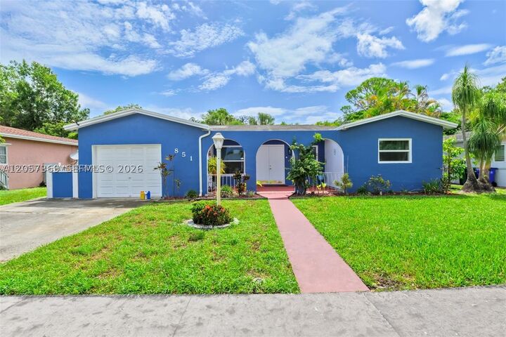 Property Photo:  851 SW 49th Ter 1  FL 33068 