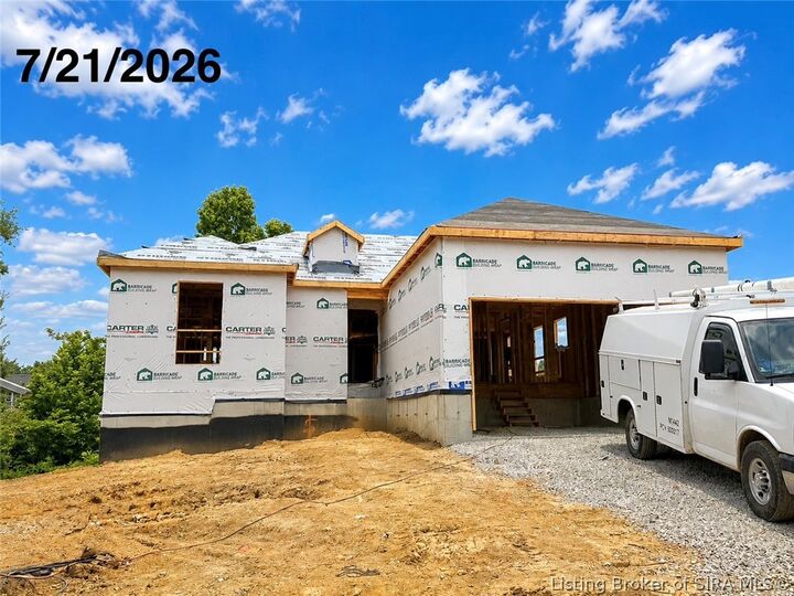 Property Photo:  1033 Dunbarton Way Lot 216  IN 47122 