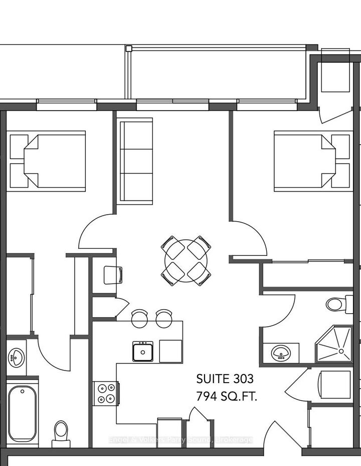 Property Photo:  410 First Street N 308  ON P1P 1B9 