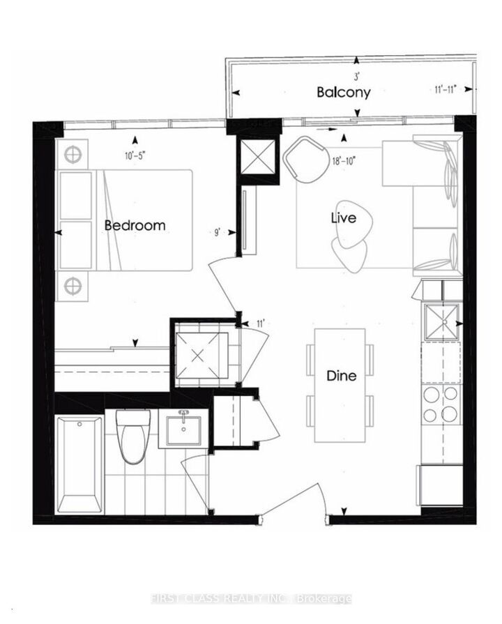 Property Photo: 77 Mutual Street 1806 ON M5B 2A9