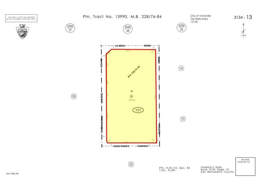 Property Photo:  0 Hwy 395 & La Mesa  CA 92395 