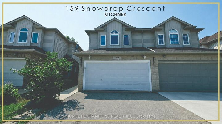 Property Photo: 159 Snowdrop Crescent ON N2E 4G9