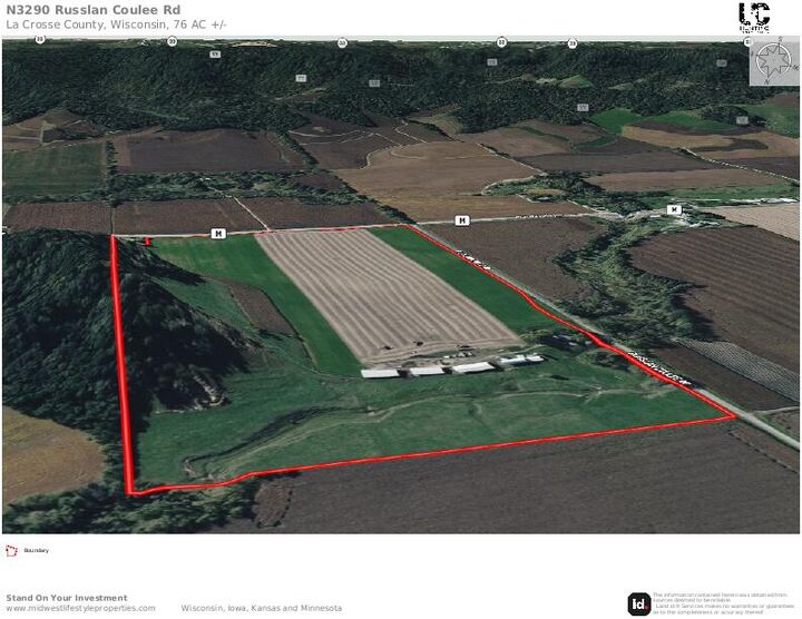 Property Photo:  N3290 Russlan Coulee Rd  WI 54601 