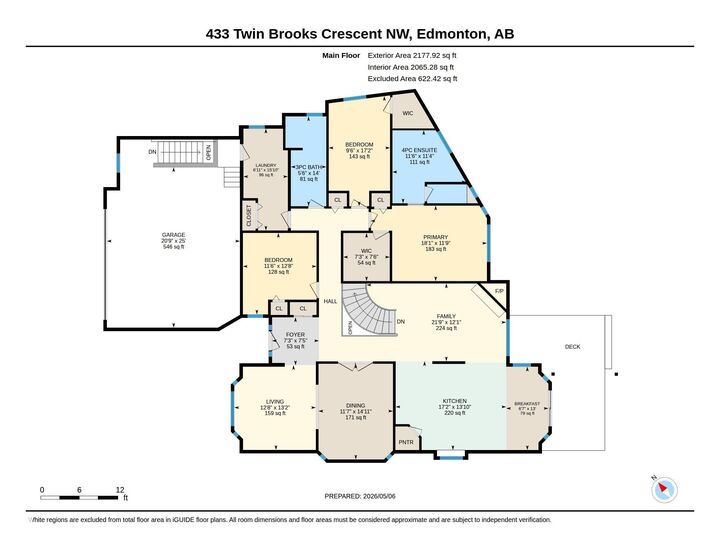 Property Photo: 433 Twin Brooks Crescent NW AB T6J 6W7