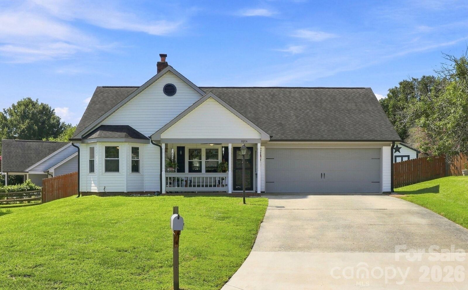 Property Photo:  2604 Fence Post Lane  NC 28110 