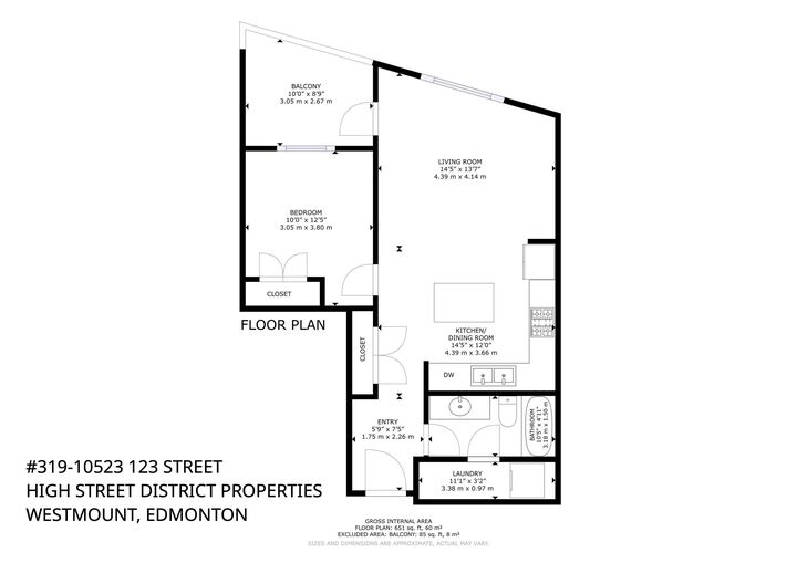 Property Photo: 10523 123 Street NW 319 AB T5N 1N9