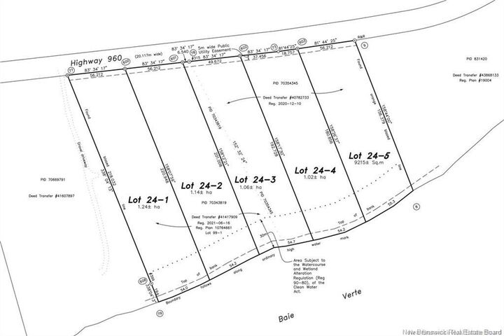 Property Photo:  Lot 24-1 Route 960  NB E4M 2S4 