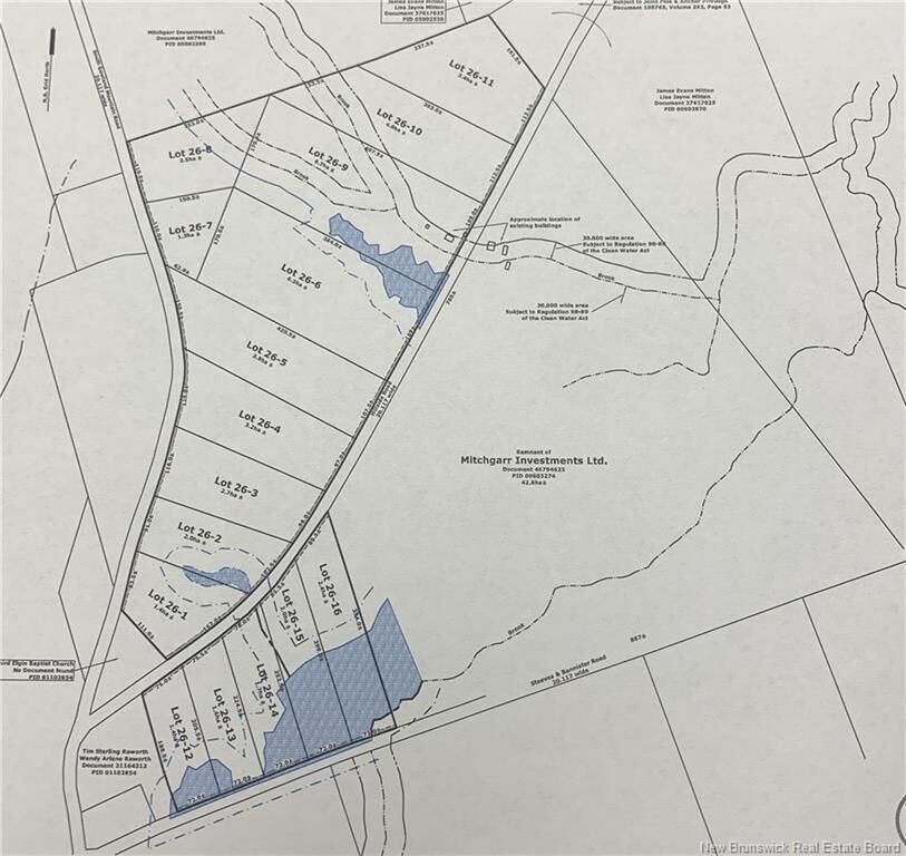 Property Photo:  Lot 26-8 Hillside  NB E4Z 2L3 