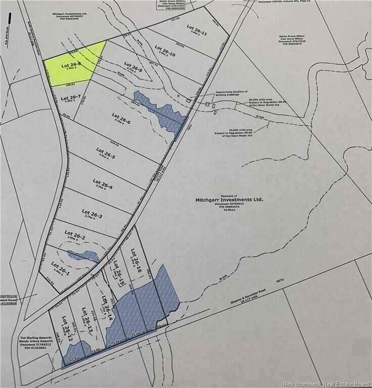 Property Photo:  Lot 26-8 Hillside  NB E4Z 2L3 