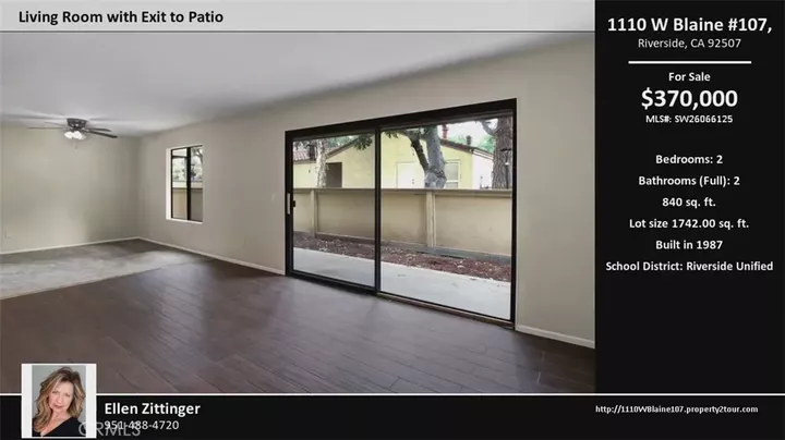 Property Photo:  1110 W Blaine 107  CA 92507 