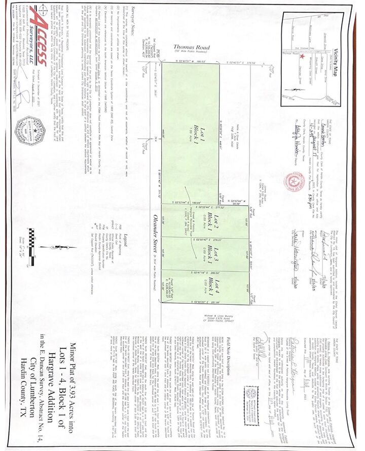 Property Photo: Lot 4 Oleander TX 77657