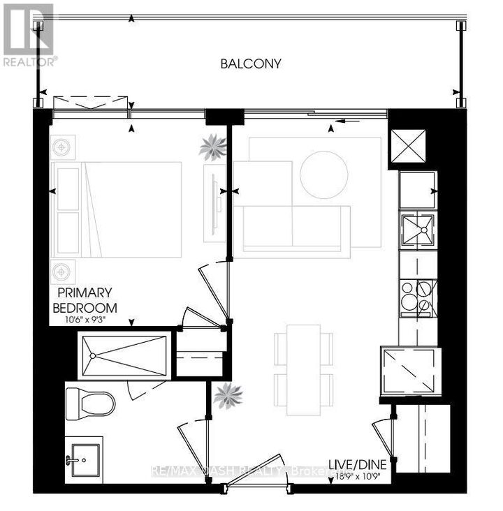 Property Photo: 280 Dundas Street West 3004 ON M5T 0E3