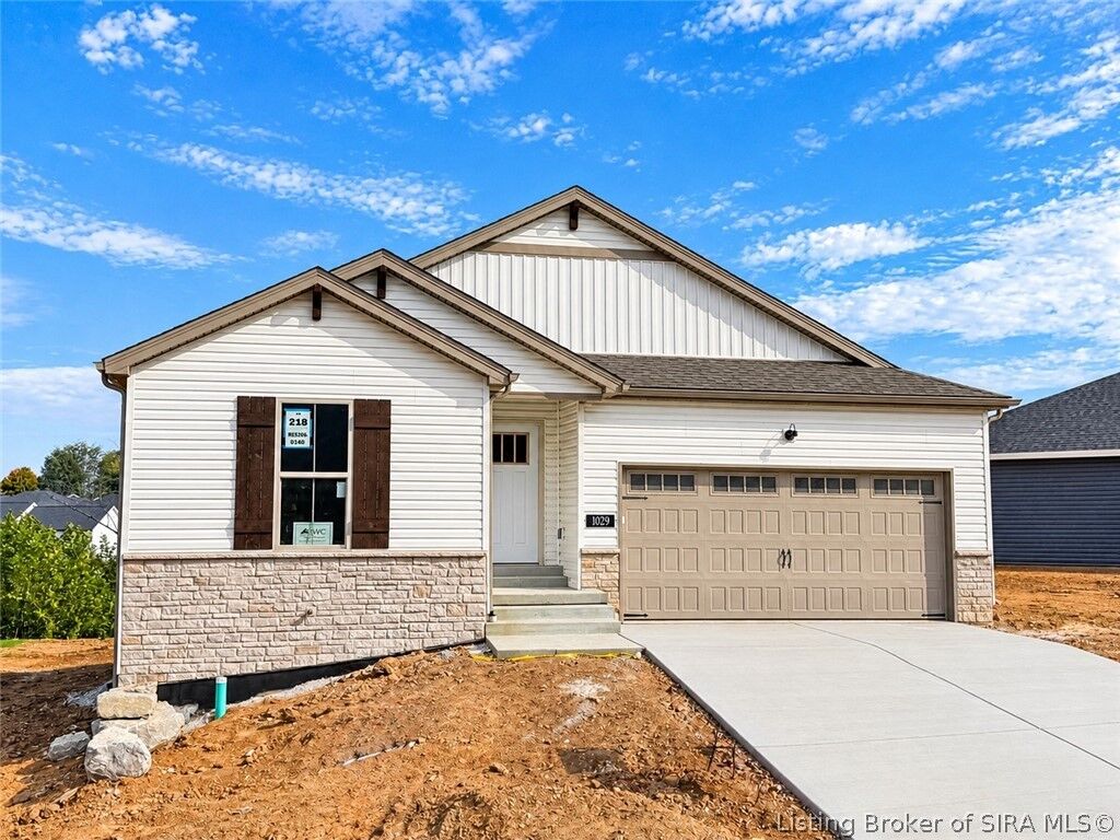 Property Photo:  1029 Dunbarton Way Lot 218  IN 47122 