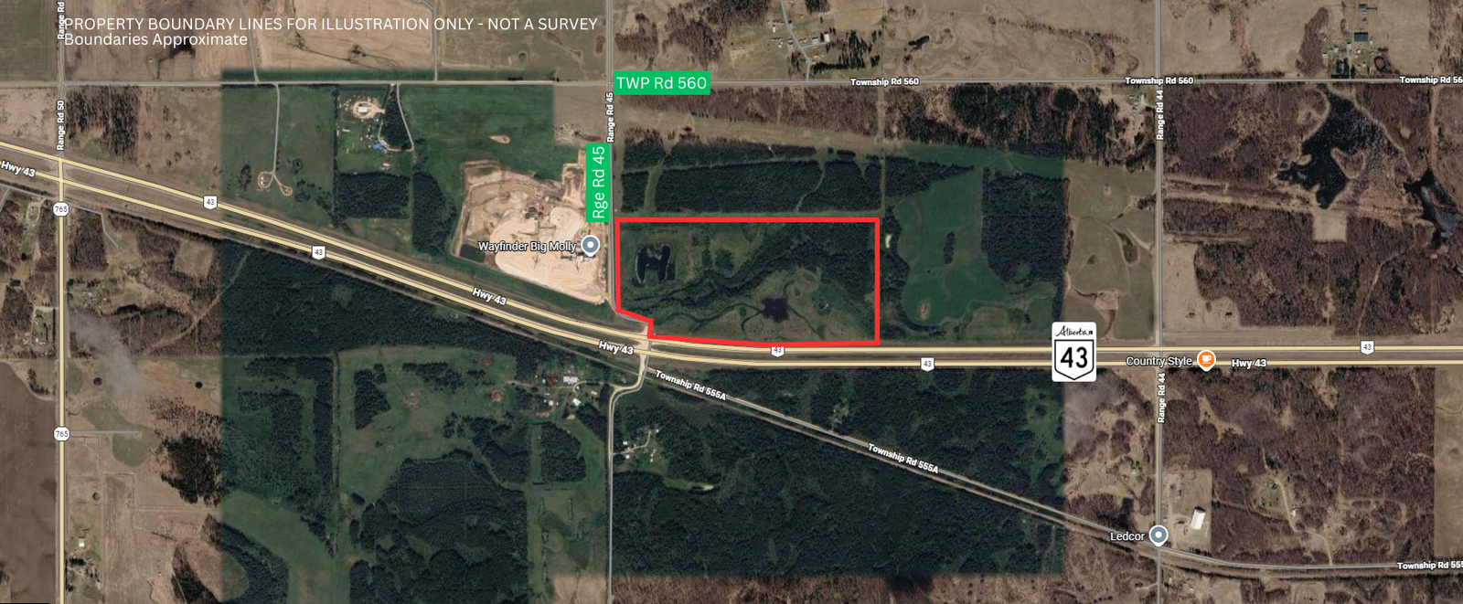 Property Photo:  Range Road 44  AB T0E 0X0 