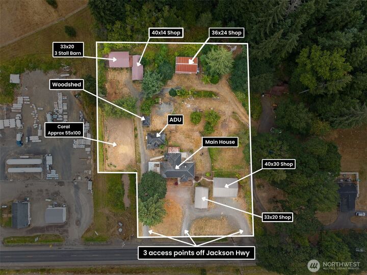 Property Photo:  2821  Jackson Hwy  WA 98532 