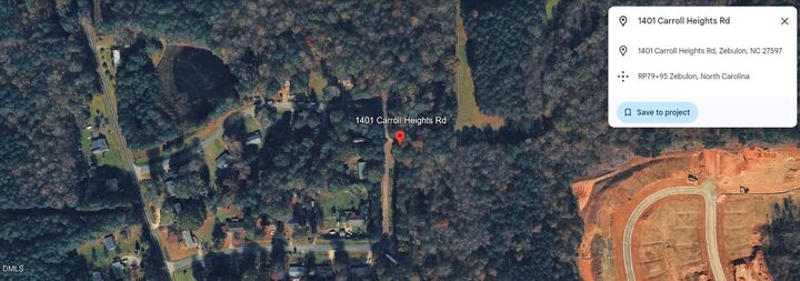 Property Photo:  1401 Carroll Heights Road  NC 27597 