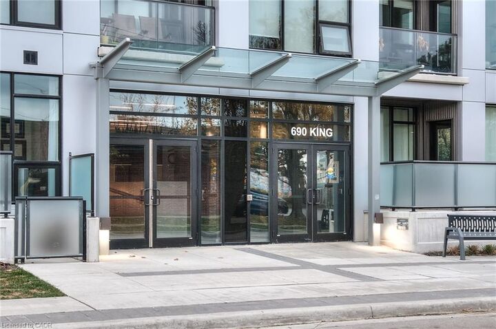 Property Photo:  690 King Street W 112  ON N2G 0B9 