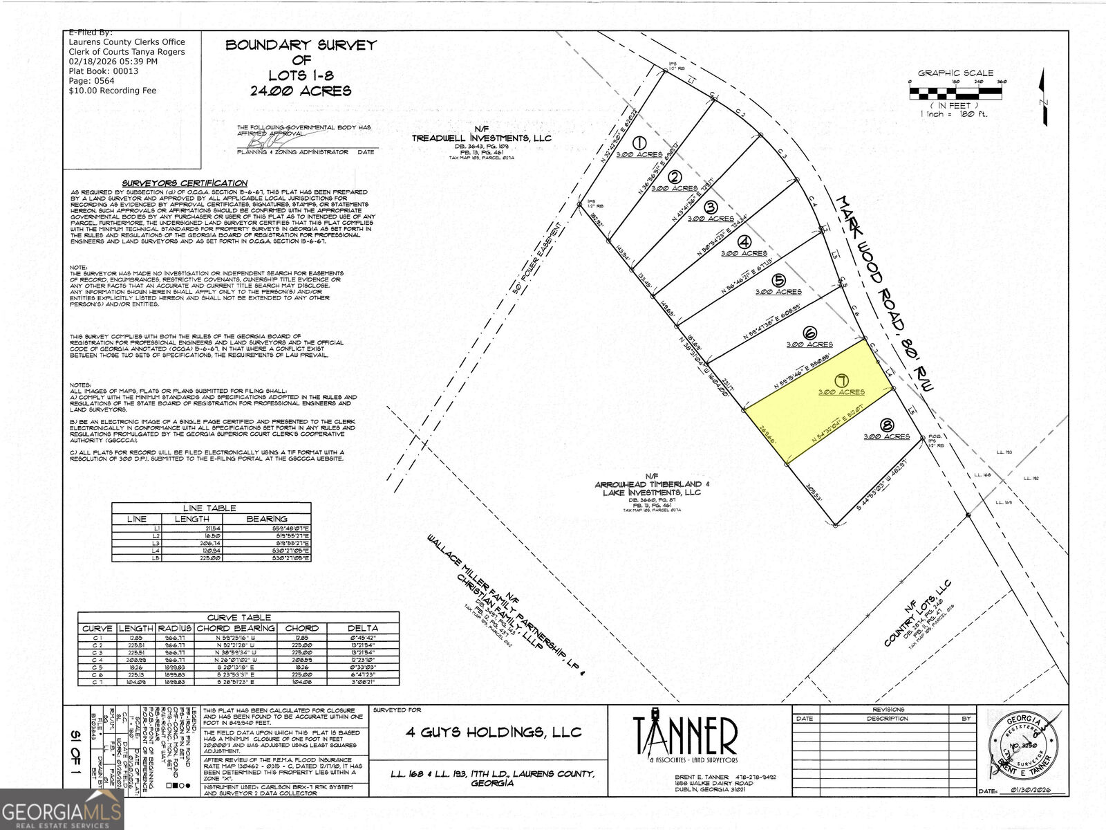 Property Photo:  0 Mark Wood Rd. Lot 7  GA 31019 