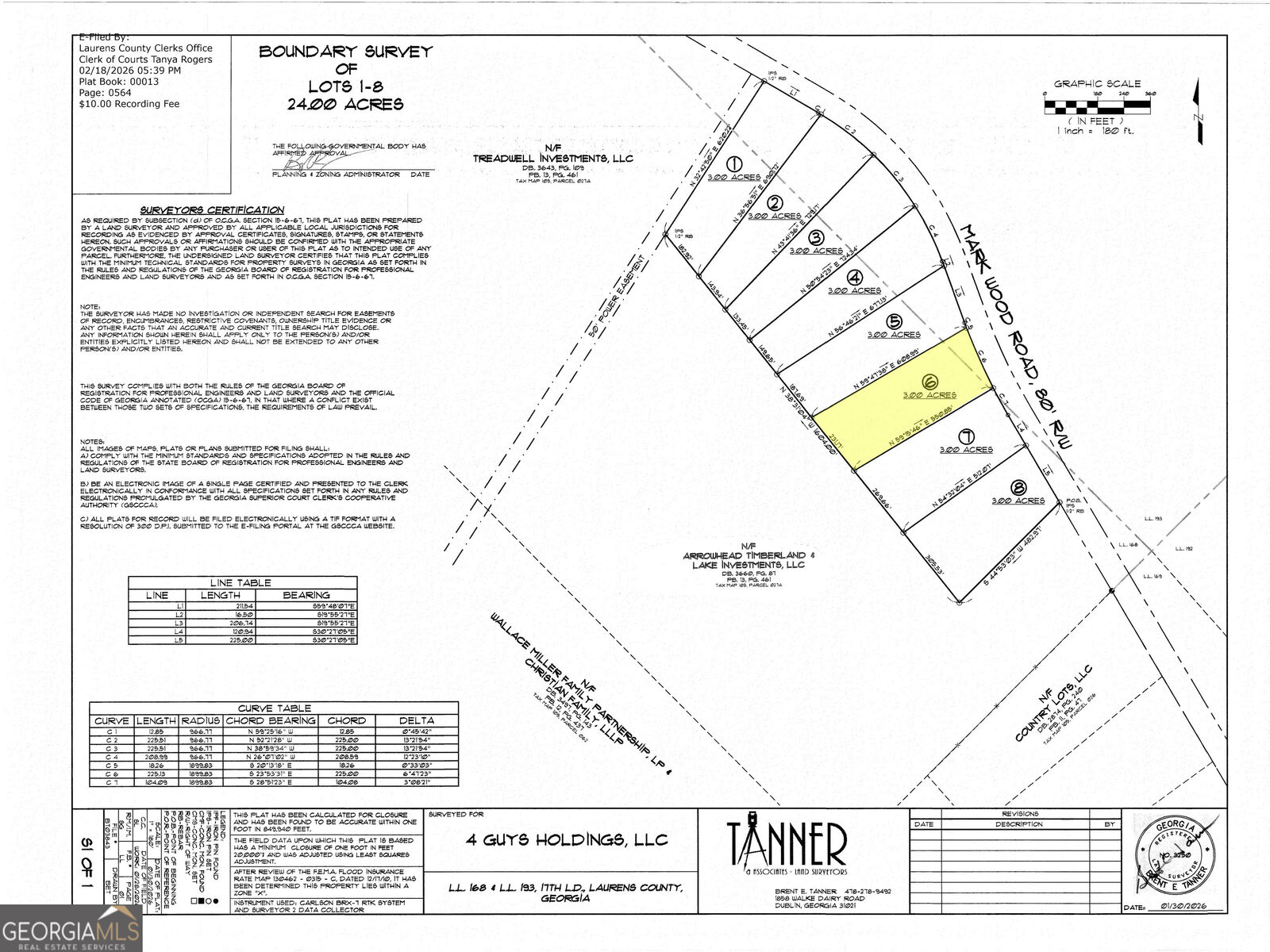 Property Photo:  0 Mark Wood Rd. Lot 6  GA 31019 