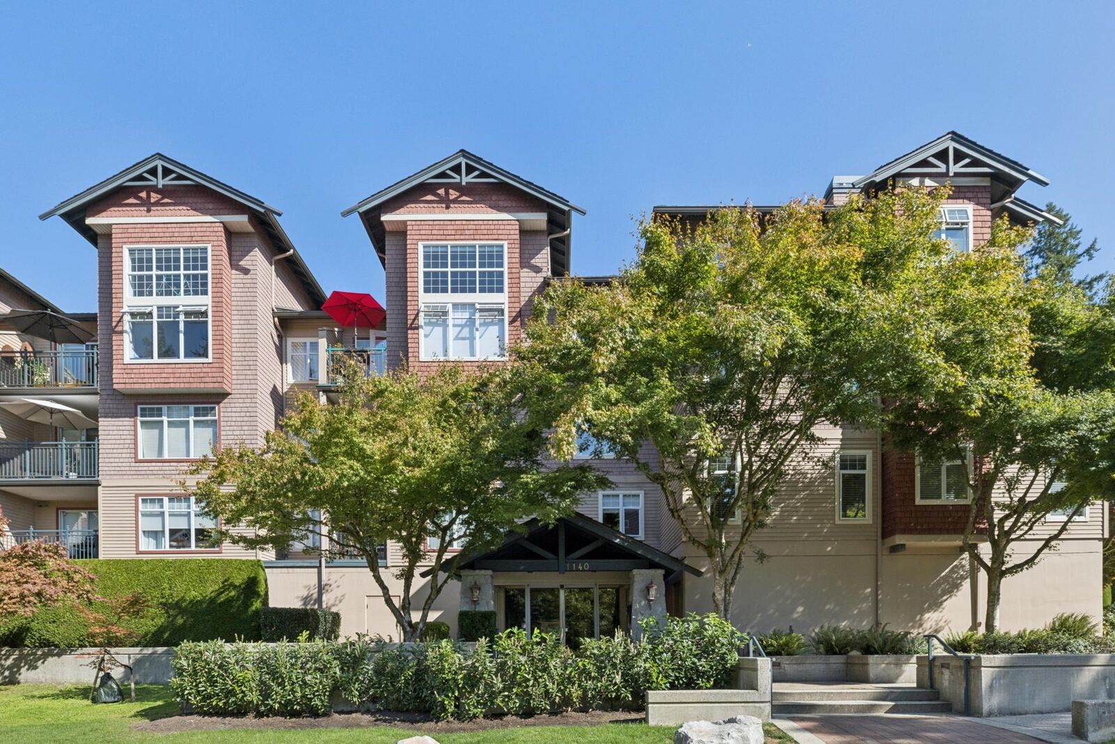Property Photo:  1140 Strathaven Drive 201  BC V7H 2Z6 