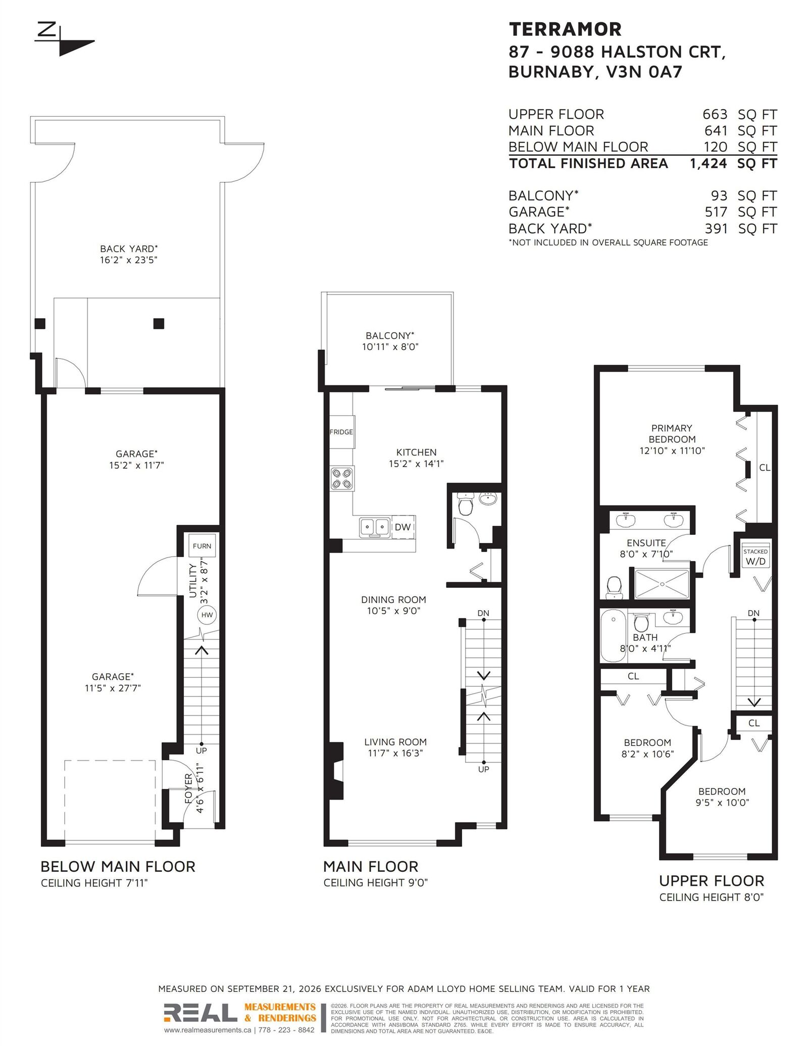 Property Photo:  9088 Halston Court 87  BC V3N 0A7 