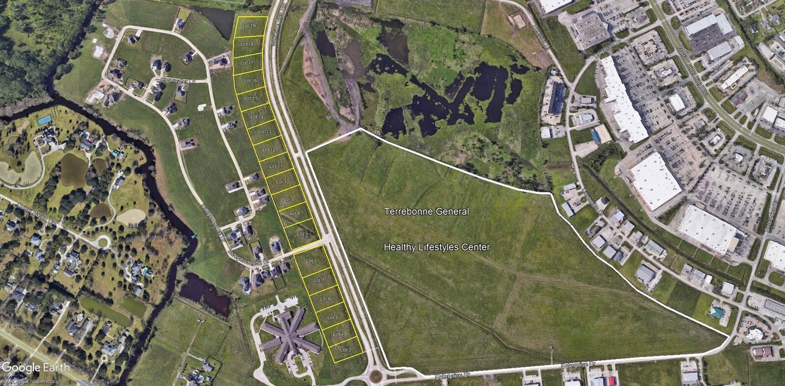 Property Photo:  Lot 19 Westside Extension  LA 70360 