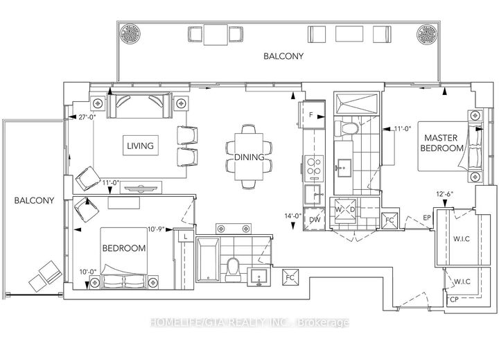 Property Photo:  30 Inn On The Park Drive 2203  ON M3C 0P8 