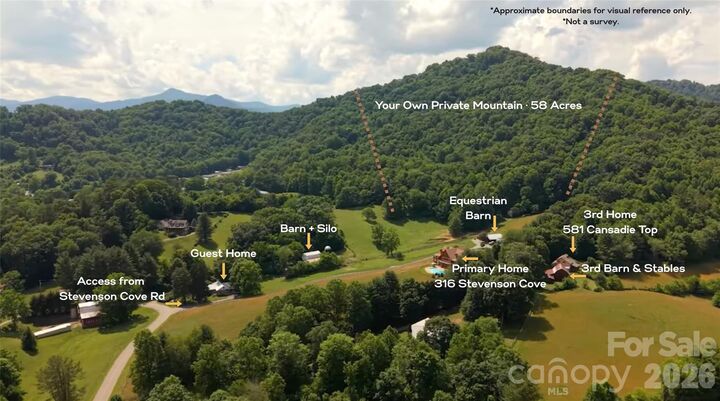 Property Photo:  316 Stevenson Cove Road  NC 28785 