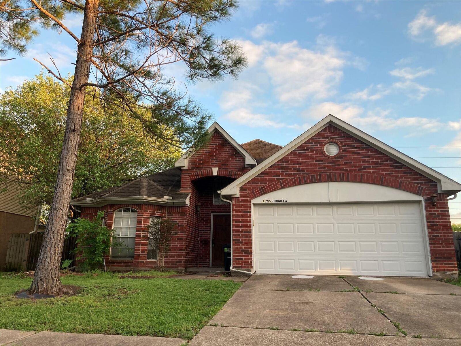Property Photo:  13659 Bonilla Lane  TX 77083 