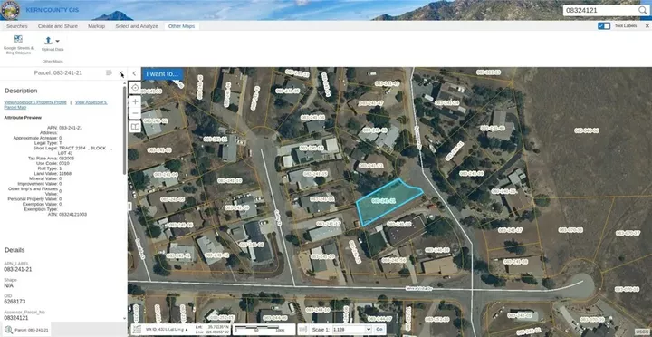 Property Photo: 0 Sycamore CA 93285