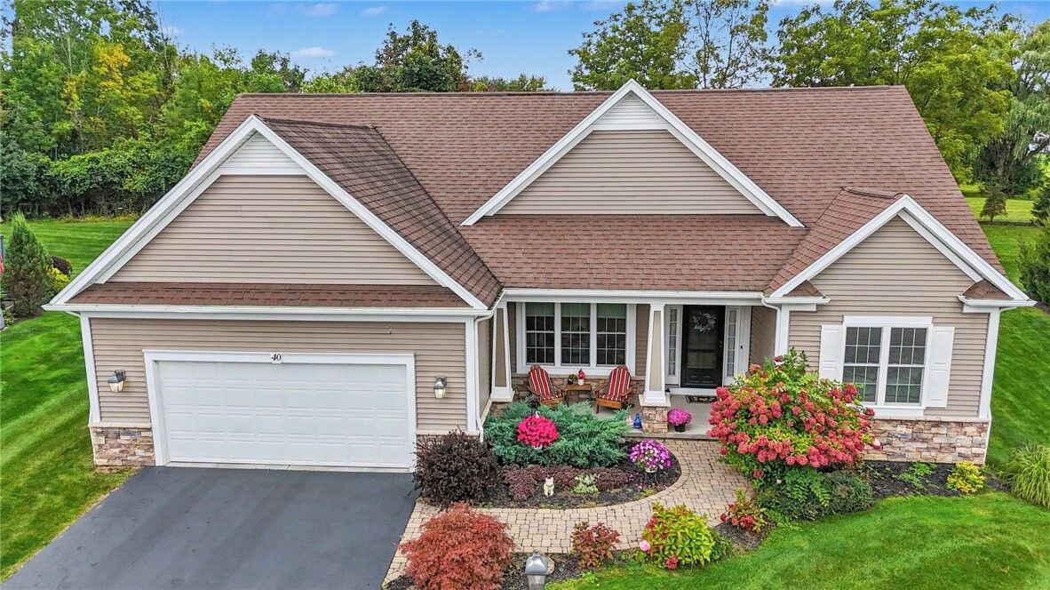 Property Photo: 40 Timber Glen Trl NY 14526