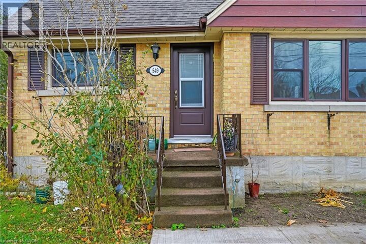Property Photo: 549 Weber Street East ON N2H 1E9