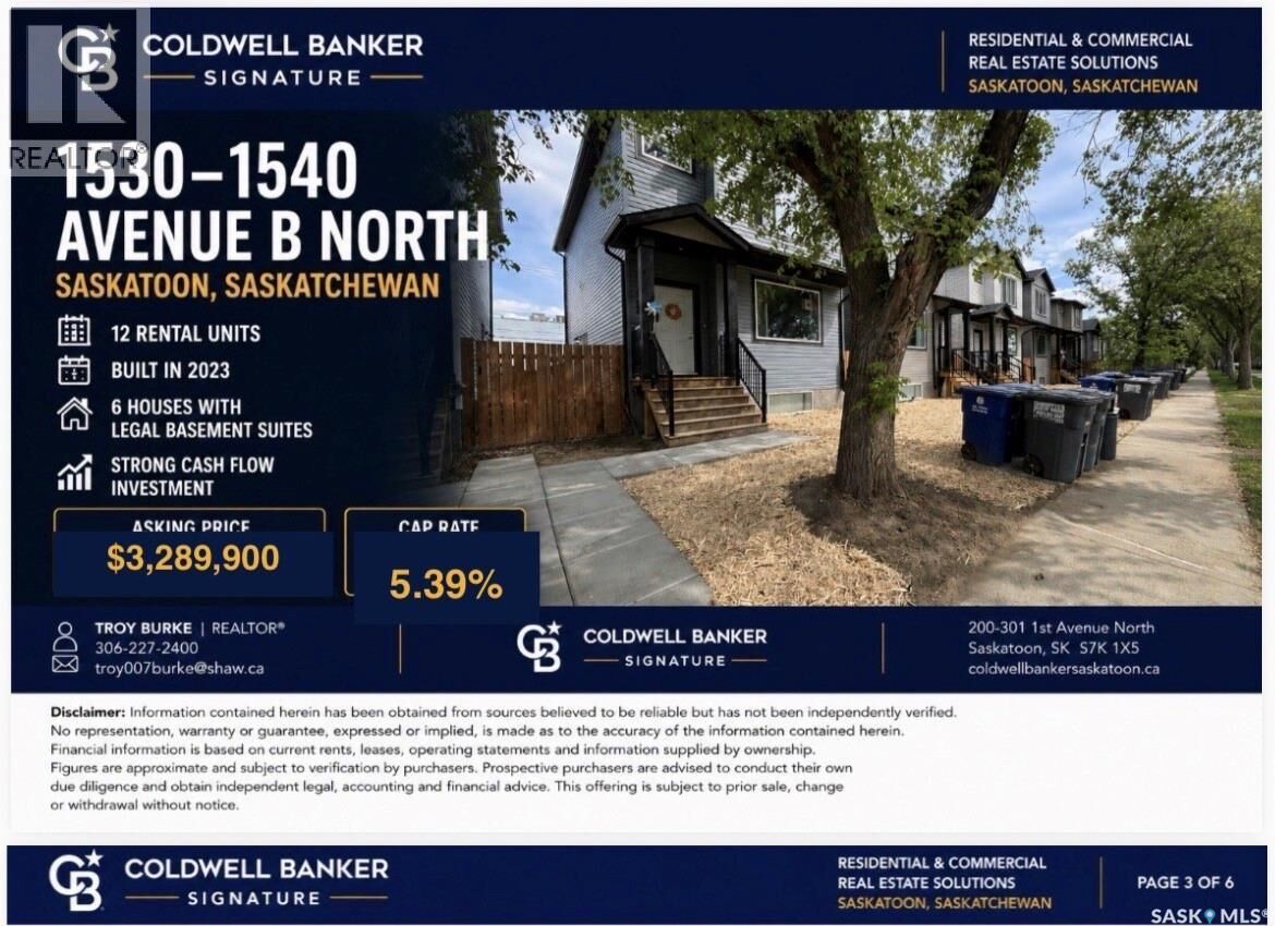 Property Photo:  1530 B Avenue N  SK S7L 1H1 