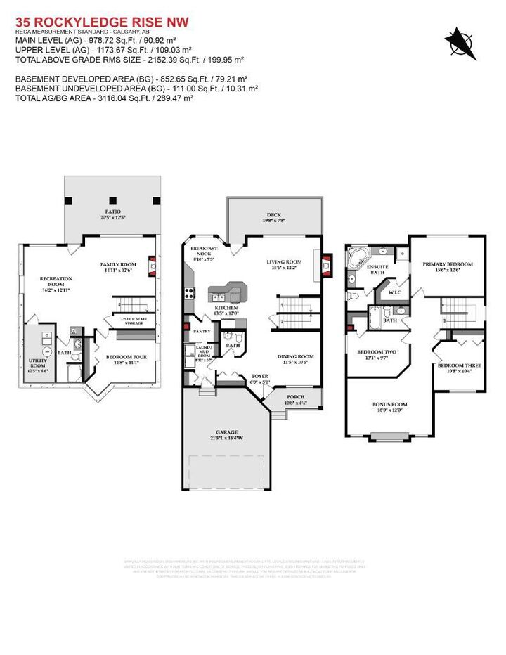 Property Photo:  35 Rockyledge Rise NW  AB T3G 5N1 