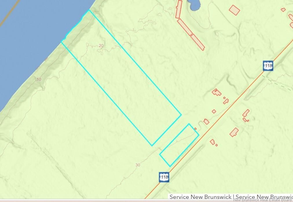 Property Photo:  Waterfront Acreage Off Route 118  NB E9E 2G8 
